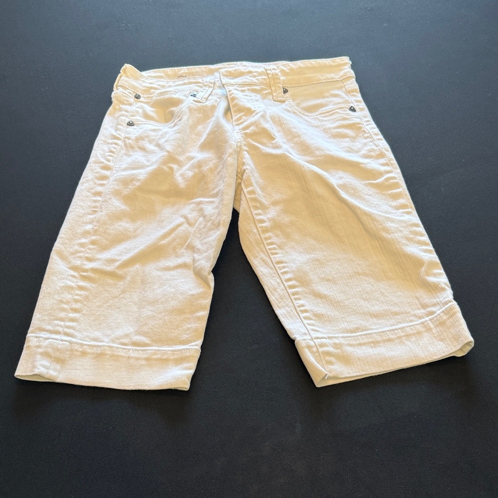 Kut from the Kloth Men's White Jean Shorts